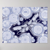 La libellule dans le ciel Poster (Devant)