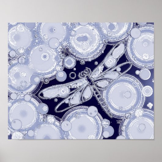 La libellule dans le ciel Poster (Devant)