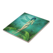 La libellule Flitters carreau de céramique (Côté)