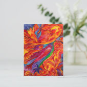 "La Libertad de un Pájaro" Briefkaart (Staand voorkant)