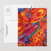 "La Libertad de un Pájaro" Briefkaart (Voorkant / Achterkant)