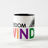 La liberté enroule la tasse à deux tons (Centre)