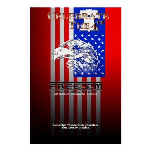 La Liberté Est Plus Qu'Une Poster Parfaite C4th (Devant)