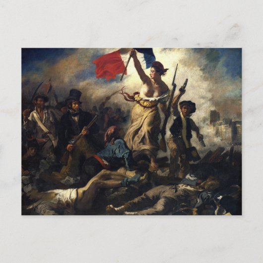 La liberté guidant le peuple briefkaart (Voorkant)