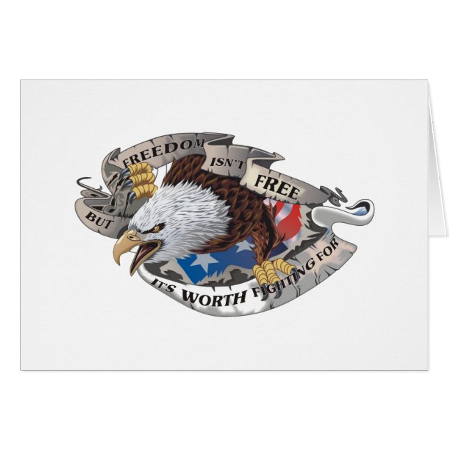 La liberté n'est pas libre mais ça vaut la peine d (Devant horizontal)