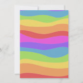 La licorne bouillonne invitation de fête (Dos)