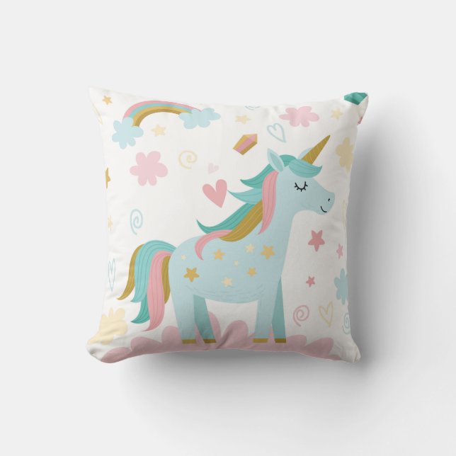 La licorne croient dans le coussin magique de (Recto)