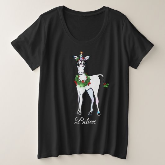 La licorne magique de Noël croire (Design devant)