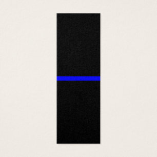 La Ligne Bleue Mince Symbolique sur Noir Solide