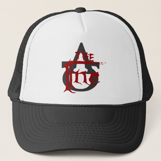 La ligne casquette de baseball de logo (Devant)