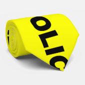 La ligne de police ne croisent pas la cravate de (Roulé)