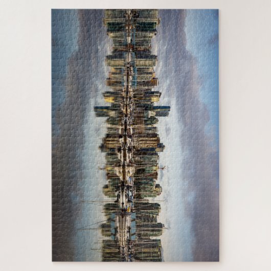 La ligne de Vancouver au Canada Puzzle (Vertical)