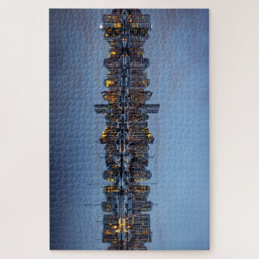 La ligne de Vancouver au Canada Puzzle (Vertical)