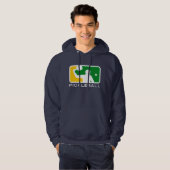 La ligue de Pickleball des hommes folâtre le sweat (Devant entier)