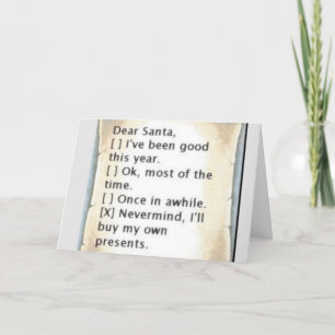 **LA LISTE DE NOUVEAU-NOMBREUSE** CARTE DE NOËL