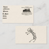 La locomotive de Baldwin fonctionne 1895 cartes de (Devant / Derrière)