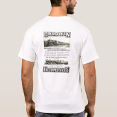 La locomotive de Baldwin fonctionne le T-shirt (Dos)