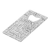 La LOGISTIQUE modèle avec des mots (Dos Angle)