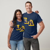 ・° LA Logo T-shirt Décontracté foncé élégant§° ・ (Unisexe)