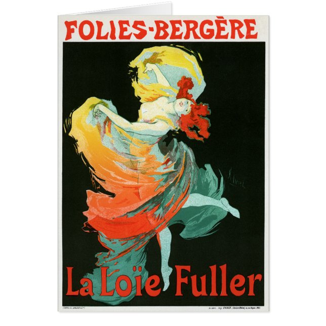 La Loie plus plein, Jules Chéret de Folies-Bergère (Devant)