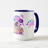 La Lollipop & Candy Shop Café Mug (Devant droit)