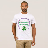 La longue branche ENTEND le T-shirt de logo (Devant entier)