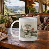 La Longue Route du Mug Linocut