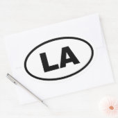 LA Los Angeles Ovale Sticker (Envelop)