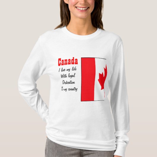 La loyauté du Canada envers les t-shirts de mon pa (Devant)