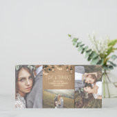 La luciole Mason Jar éclaire le Merci Mariage rust (Debout devant)