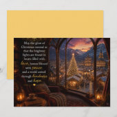 La lueur de la carte de Noël (Devant / Derrière)
