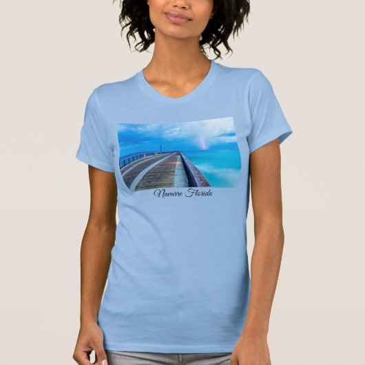 La Lumière À Navarre Beach Pier T-shirt (Devant)