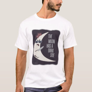 La Lune A Un T-Shirt Slogan Fun Côté Sombre