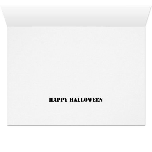 La Lune Bleue, Carte Halloween (Intérieur Horizontal (Bas))