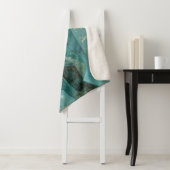 "La Lune" de Mucha, couverture Sherpa Green Dream (En situation)