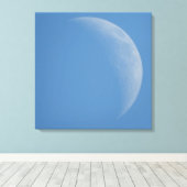 La Lune du Jour, Impression sur Toile d'Art de Pho (Insitu (Plancher de Bois))