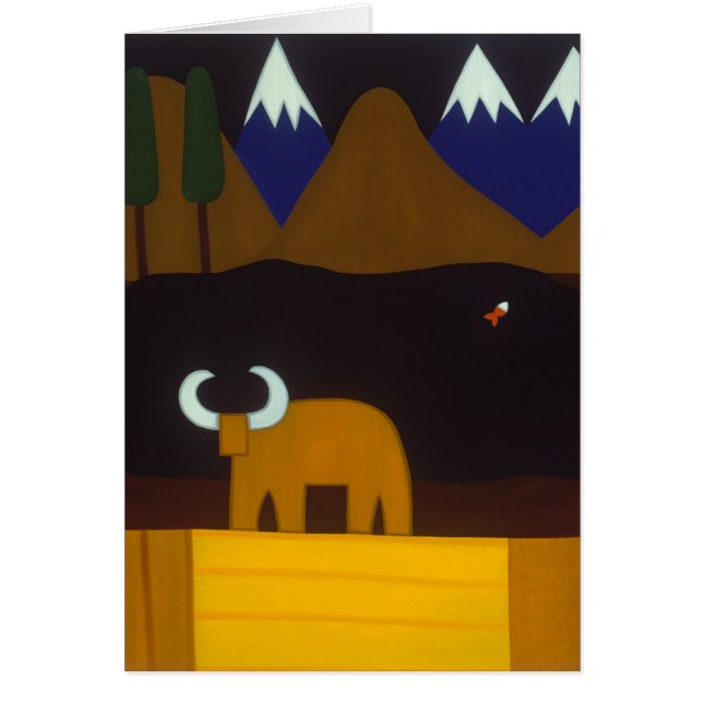 La lune et le Taureau dans les montagnes (Devant)