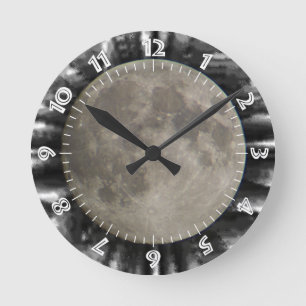 La lune, la lune, la luna, moon horloge the