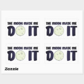 La Lune m'a fait le faire Sticker (Feuille)