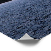 La Lune s'installe sur Fire Lake 36 x 24 Poster (Coin)