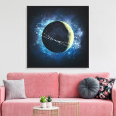 La Lune - Toile Enveloppée (Insitu(Salon))