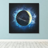 La Lune - Toile Enveloppée (Insitu (Plancher de Bois))