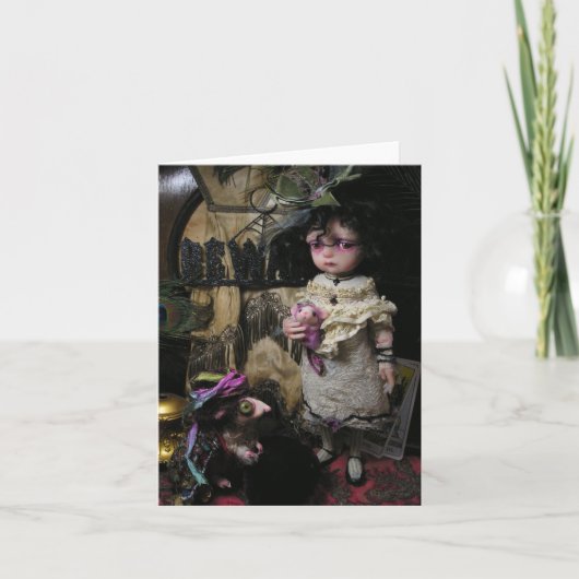 La Madame" le sait toute la" carte de note (Devant)