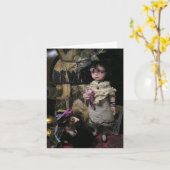 La Madame" le sait toute la" carte de note (Fleur jaune)