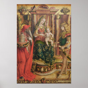La Madonna della Rondine, na 1490 Poster