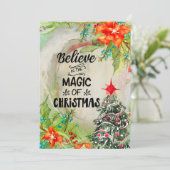 La Magie de l'Arbre de Noël et Carte de Vœux de Fê (Debout devant)