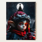 La magie de l'elfe gothique sous la pleine lune. (Dos)