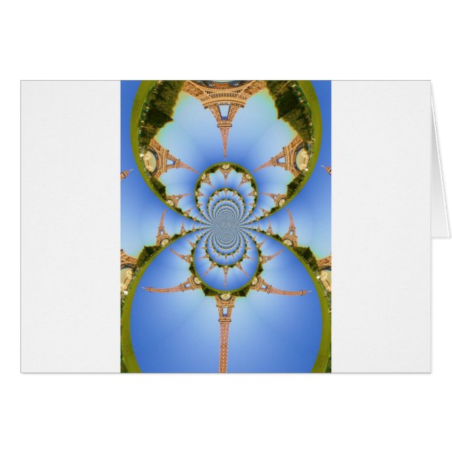 La magie de Paris : Design de tour Eiffel géométri (Devant horizontal)