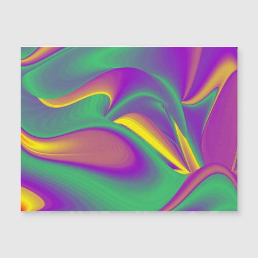 La magie des couleurs Carte magnétique (Devant)