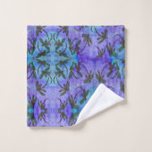 La Magie des libellules (Gant de toilette)